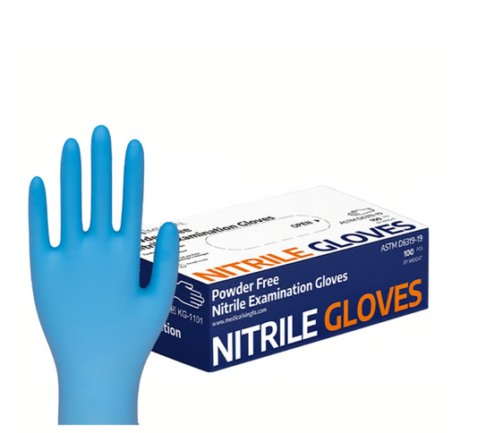 Exam Nitrile Gloves 100/BX 10BX/CS