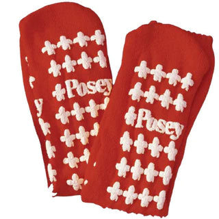 TIDI POSEY SOCKS AND SLIPPERS Fall Management Socks Red