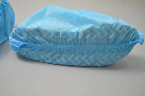 Shoe Cover Blue One Size 100/bag