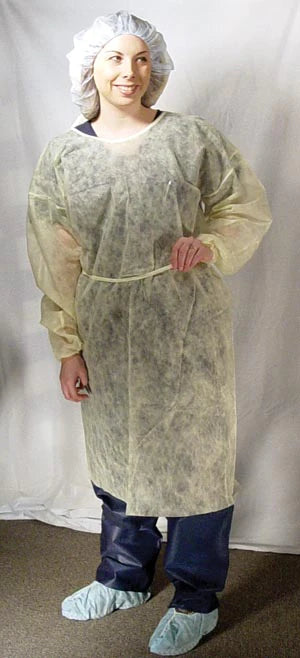 ISOLATION GOWNS YELLOW XL