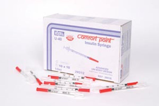 Insulin syringe U-40 29G 100/BX